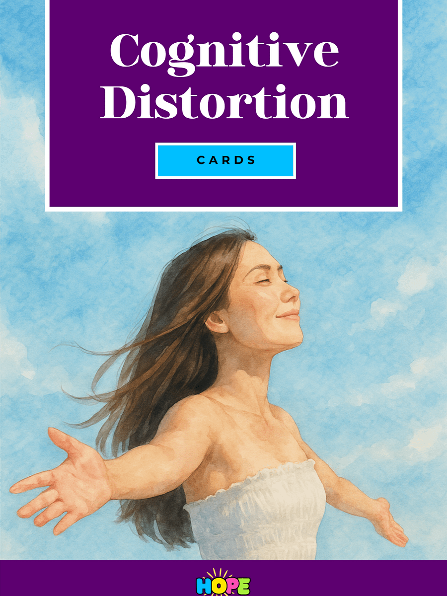 Gentle Reframes: Cognitive Distortion Card Deck product image (1)