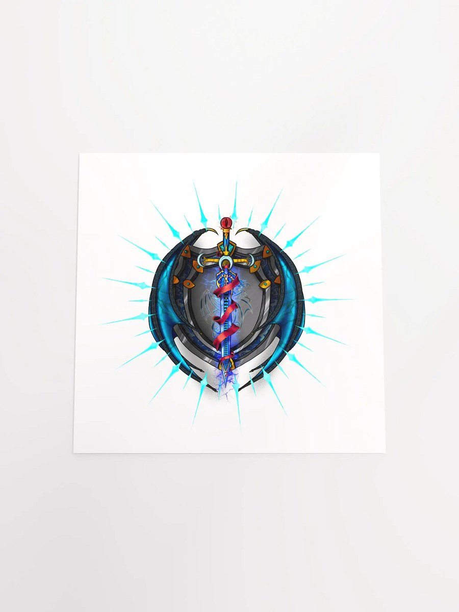 Azure Vice Commander Crest Print product image (4)