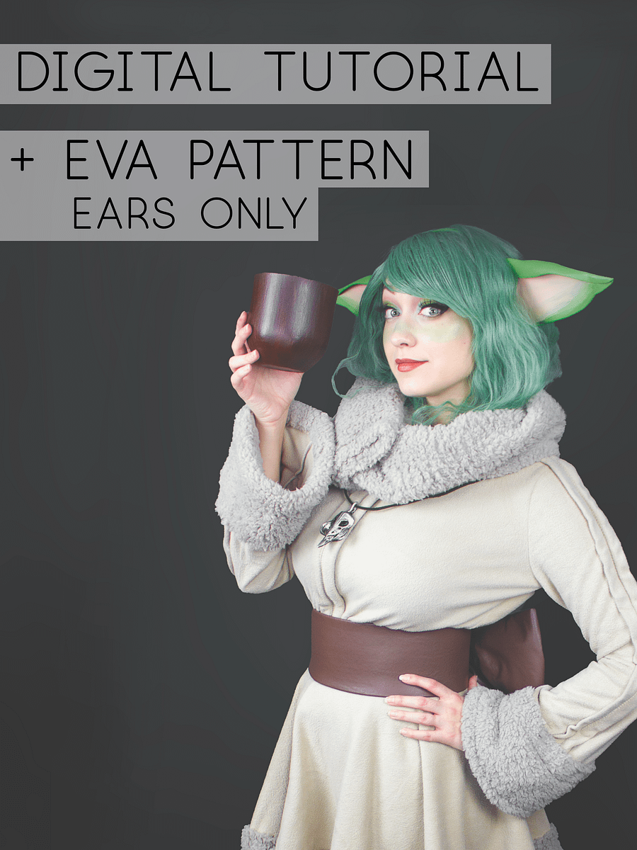 Baby Yoda Tutorial and Pattern (Ears Only) product image (1)