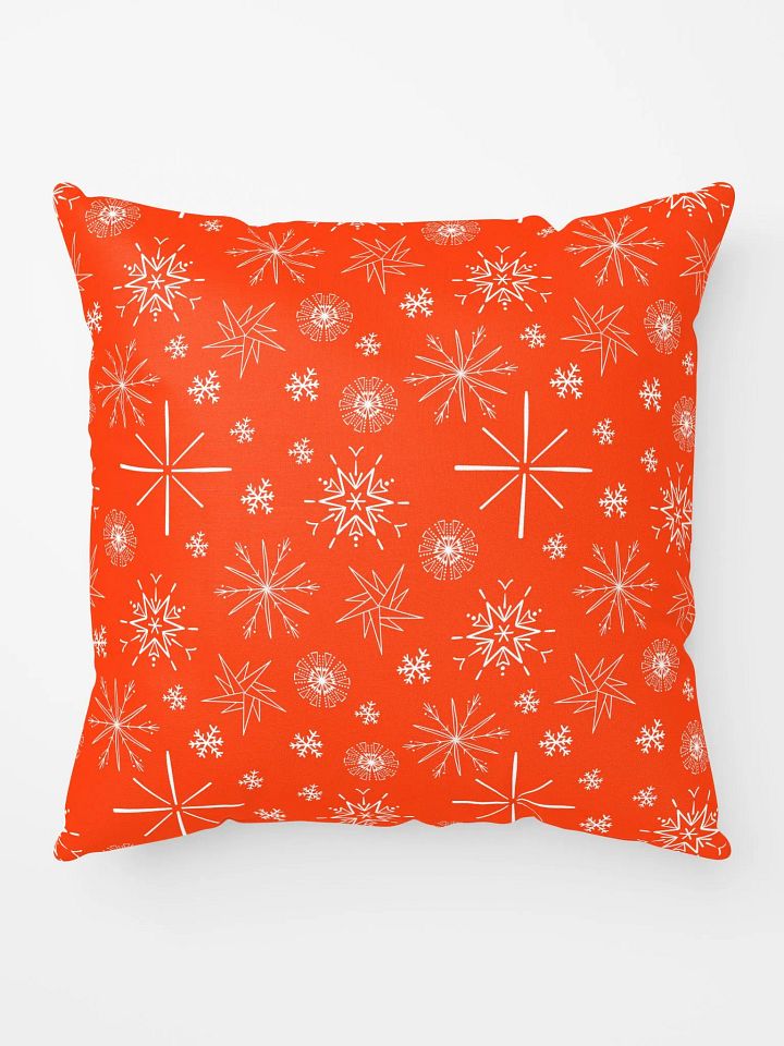 Snowfall Burst All-Over Pillow product image (1)