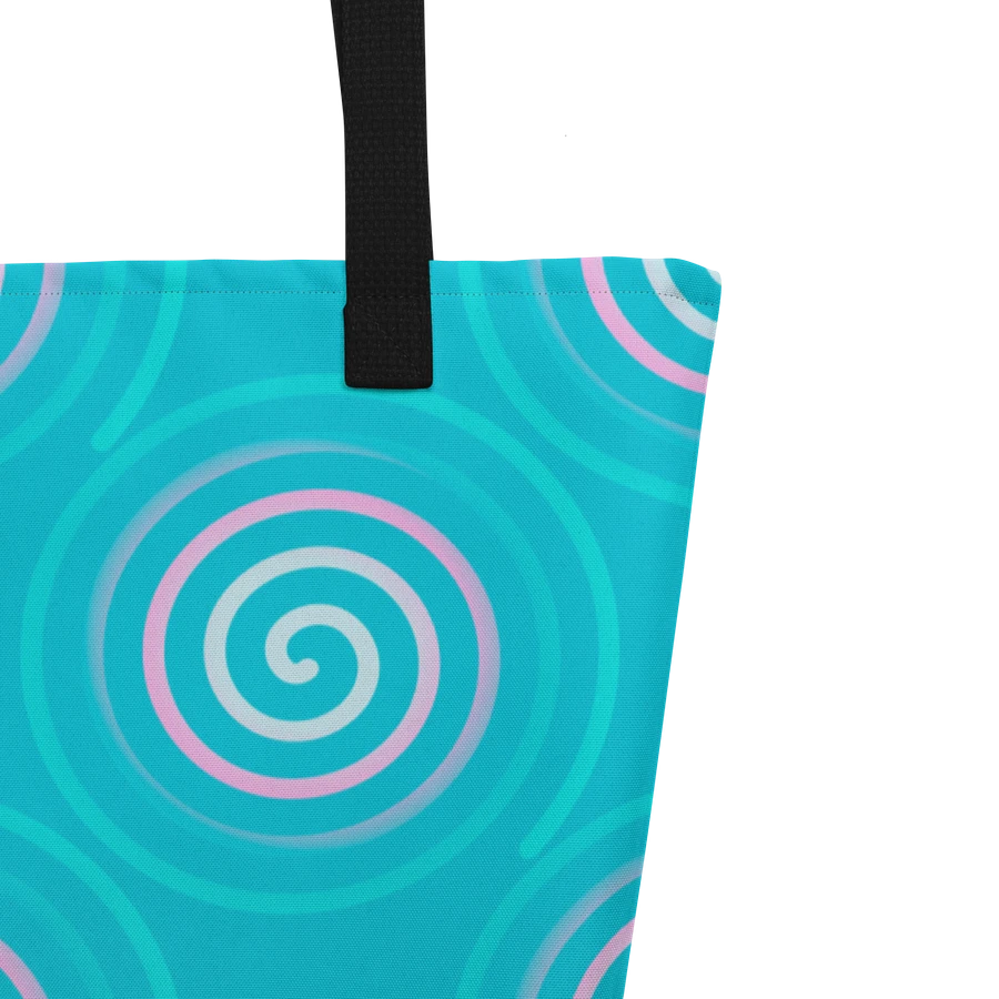 Beautiful Minimalist Ocean Swirl Pattern All Over Print Tote product image (3)