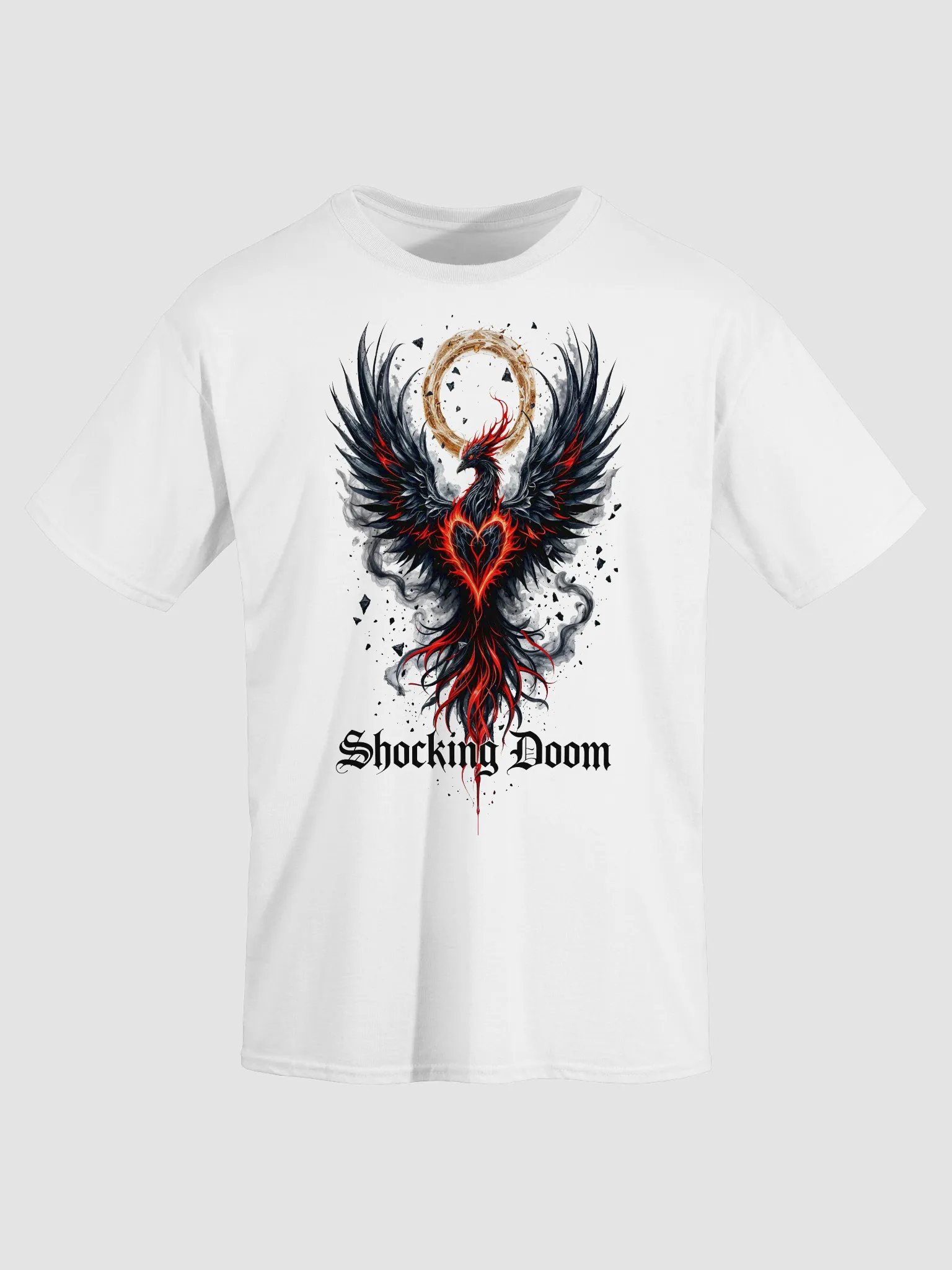Heart of the Phoenix | Graphic T-Shirt | Mythical Graphic Tee | Soft Cotton Shirt product image (3)