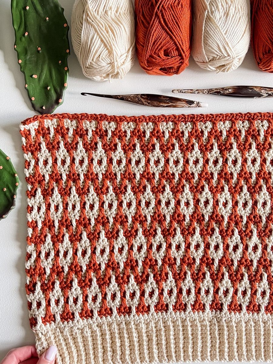 Hello Pumpkin Mosaic Cardigan Crochet Pattern product image (3)