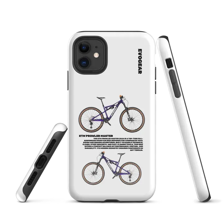 White KTM Prowler Master 2024 iPhone Case product image (1)