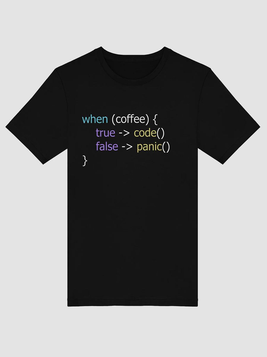 Kotlin Coffee Code T-Shirt product image (3)