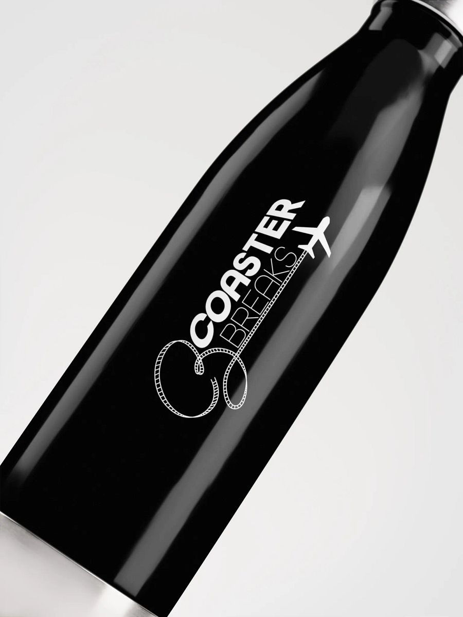 Coaster Breaks Stainless Steel Water Bottle - Black & White product image (5)