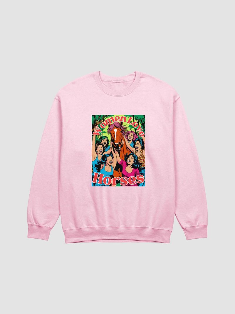 WOMEN LOVE HORSES SWEATER