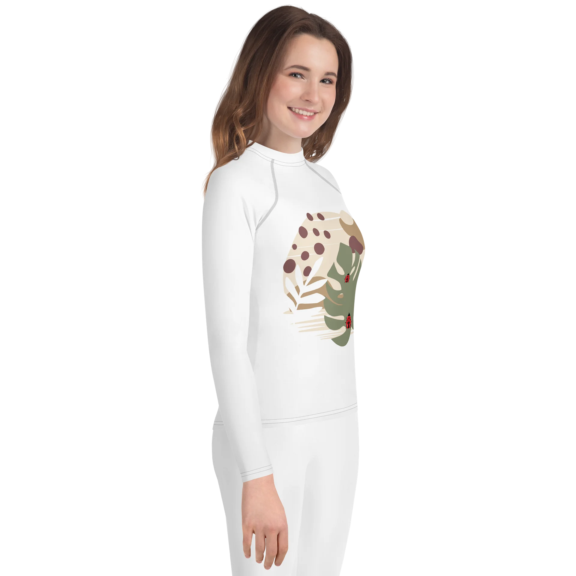Leafy Bug Adventure Youth Rash Guard product image (4)