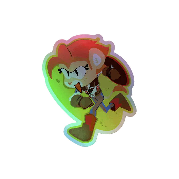 Holographic Ah'Lina (Captain America) Sticker product image (2)