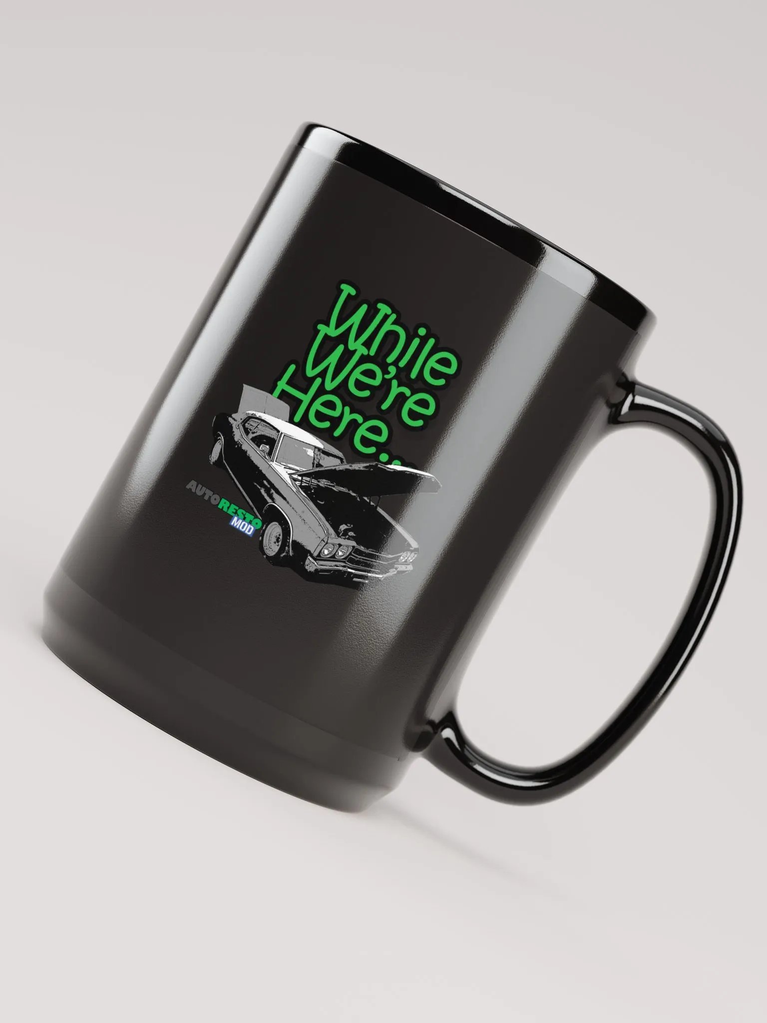 Old Chevelle 15oz Autorestomod Mug with ARM Logo product image (4)