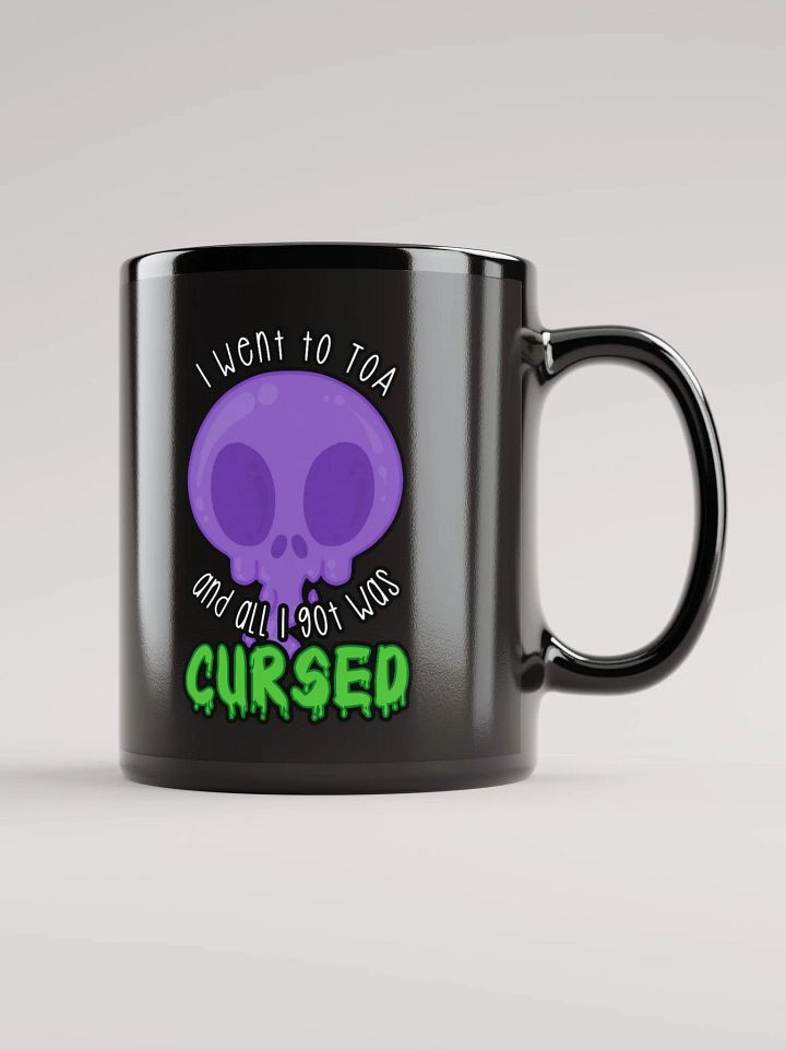 All I Got Was Cursed - Warlock - Black Glossy Mug product image (1)