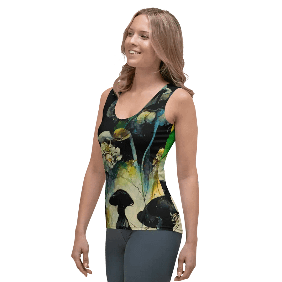 Whimsical Mushroom Dream Women's Tank Top product image (3)