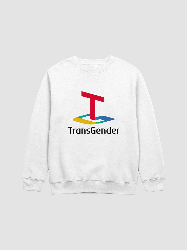 TransGender PS Pullover Sweater (Black Text) product image (1)
