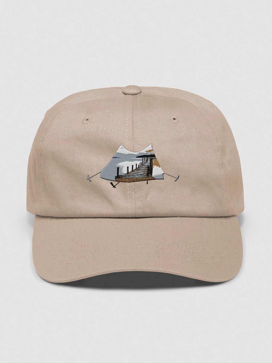 Camp, Relax, Reflect Hiking, tent, outdoors, camping, relaxing, bridge, adventure, away from home, nature, travel, mountain, forest, wild, trees, sunset, retro, souvenir, distressed. product image (1)