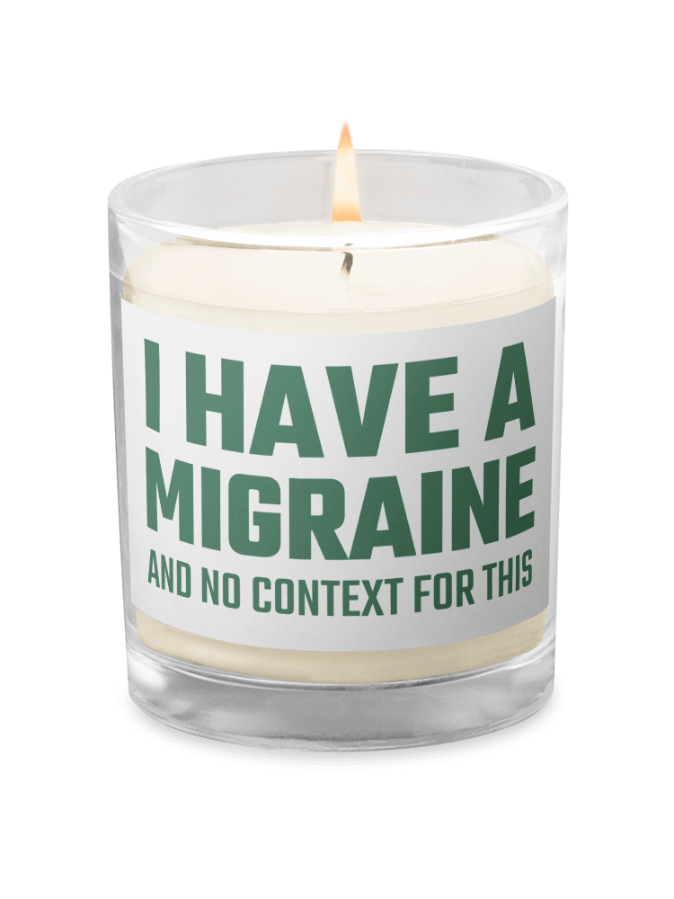 I have a migraine soy candle product image (1)