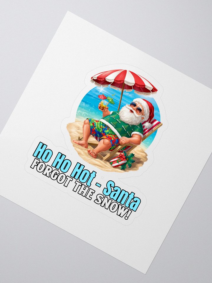 Santa's Beach Getaway Sticker Set product image (2)