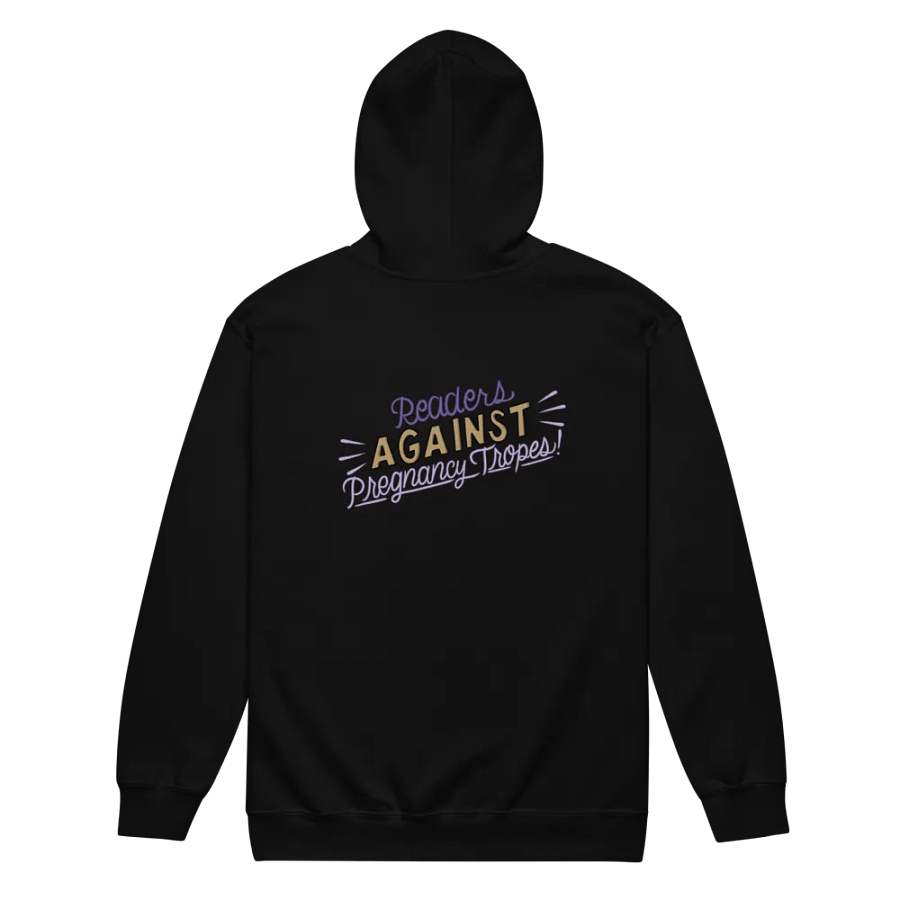 Readers Against Pregnancy Tropes Zip-Up Hoodie product image (7)