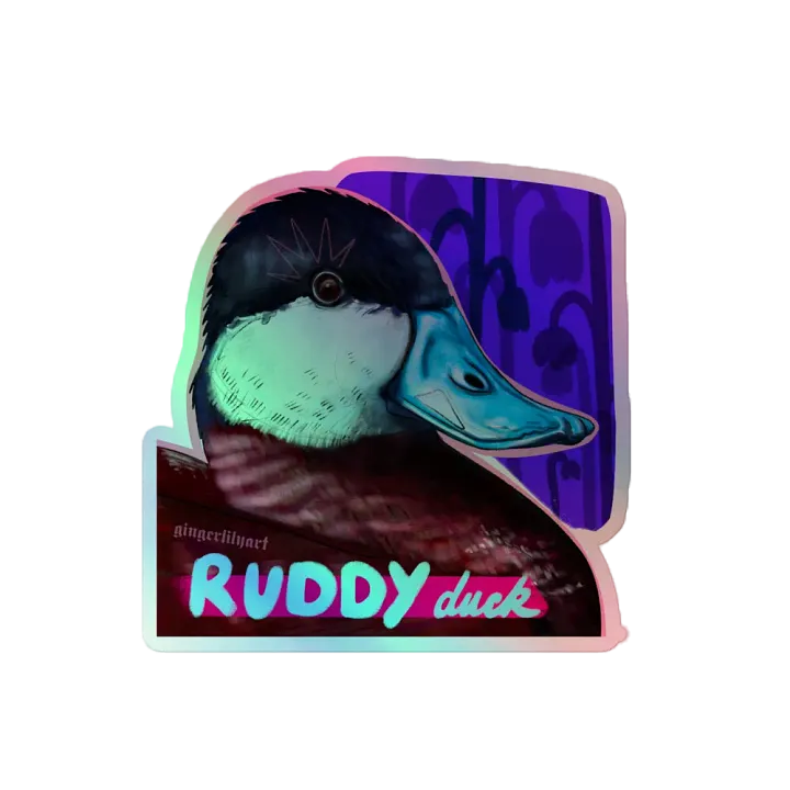 ruddy duck sticker product image (2)