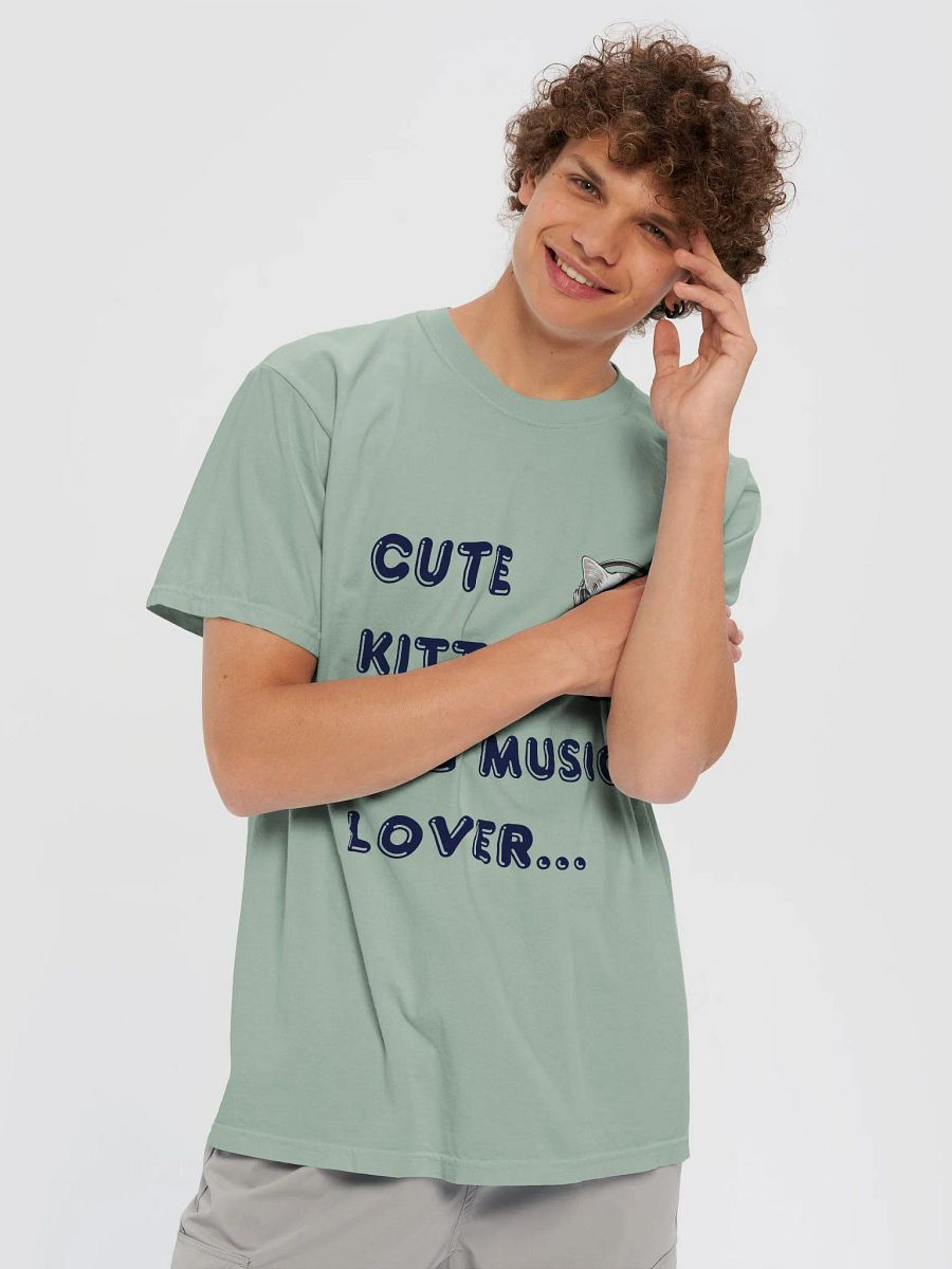 Cute Kitten Music Lover T-Shirt product image (5)