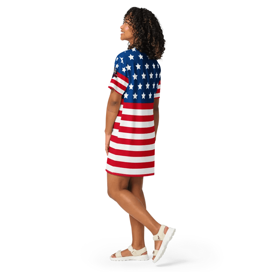 MOMMAWOLFCAT All-Over Print T-Shirt Dress product image (11)