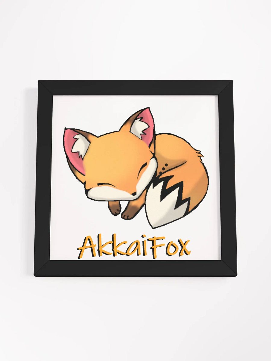 Sleepy Fox Framed Poster product image (4)