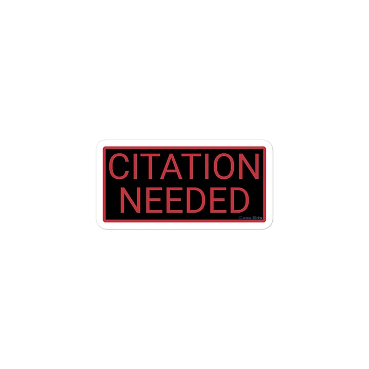 Citation Needed Stickers product image (1)