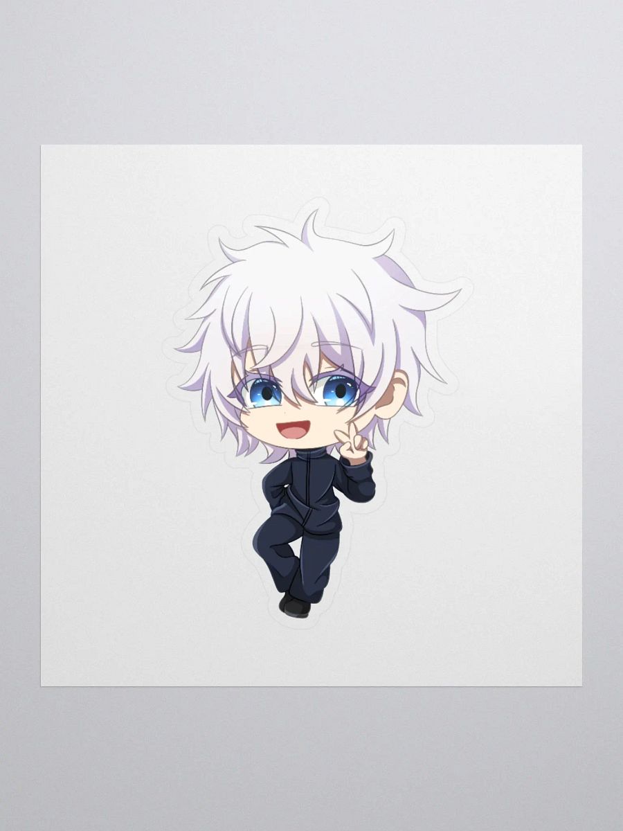 Gojo Chibi Peace Sign Stickers product image (2)