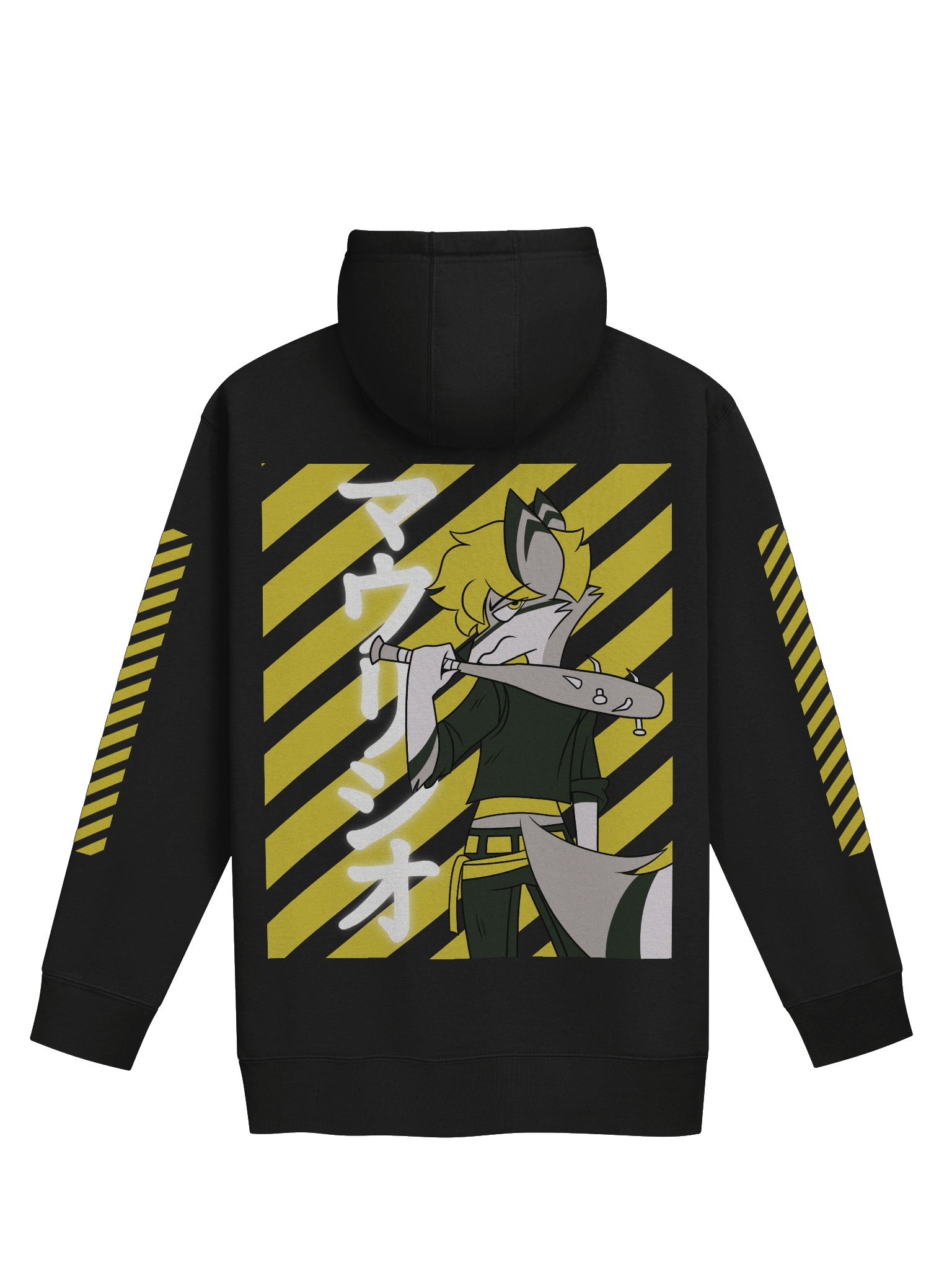 Yellow Rebel Mau Hoodie🐺💢 product image (1)