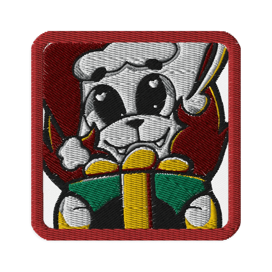 MA Santa Lion Embroidered Patch product image (1)