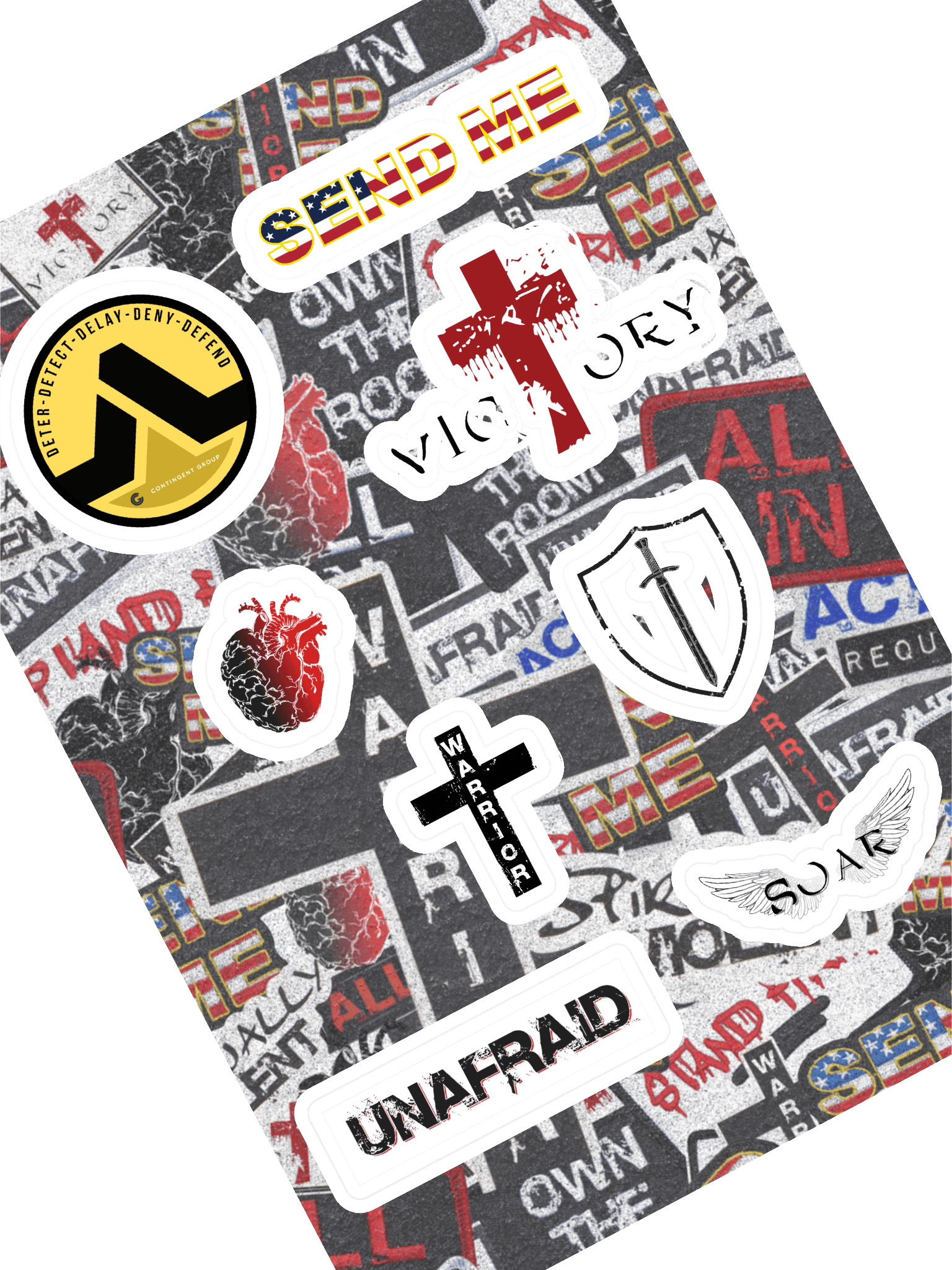 UNAFRAID Sticker Sheet: Defend Your Style product image (1)