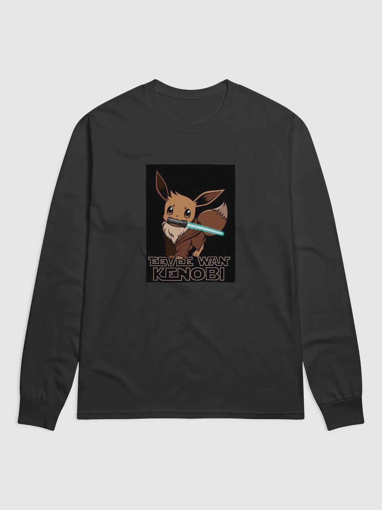 Pokemon Eevee Wan Kenobi Champion Long Sleeve Shirt product image (2)