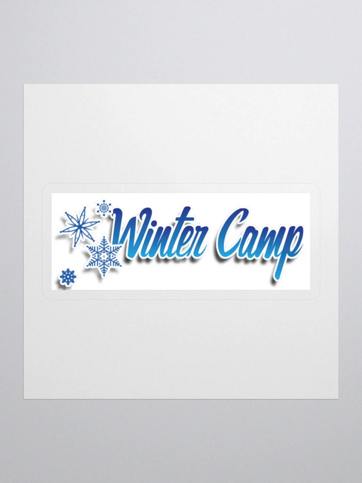 Winter Camp Sticker product image (1)
