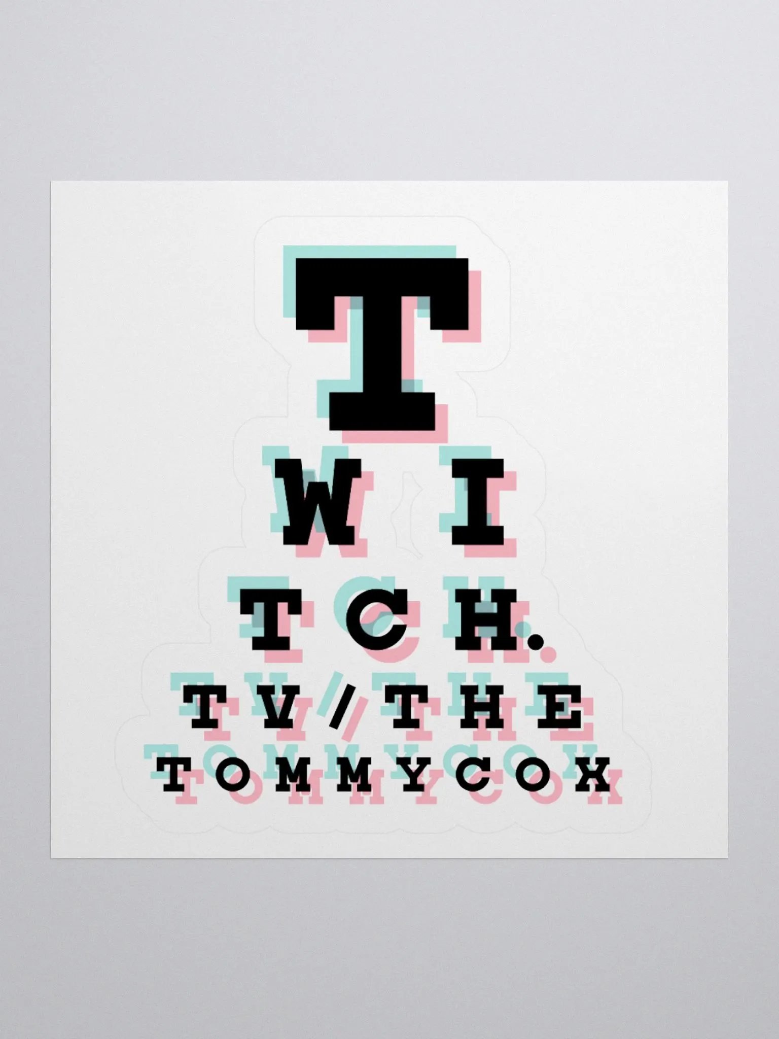 Eye Chart Sticker product image (1)