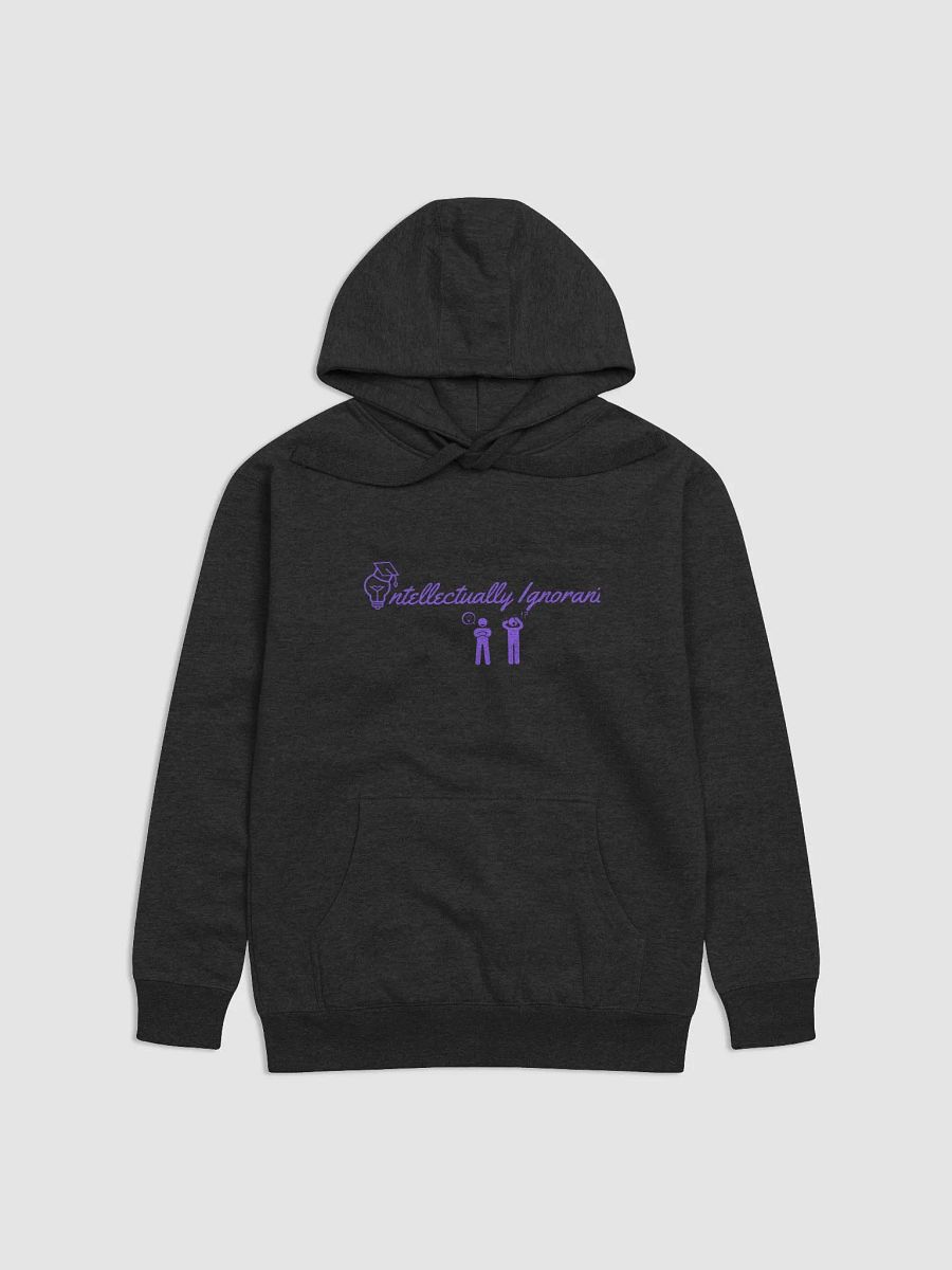 Intellectually ignorant (Purple Logo) Premium Hoodie product image (1)