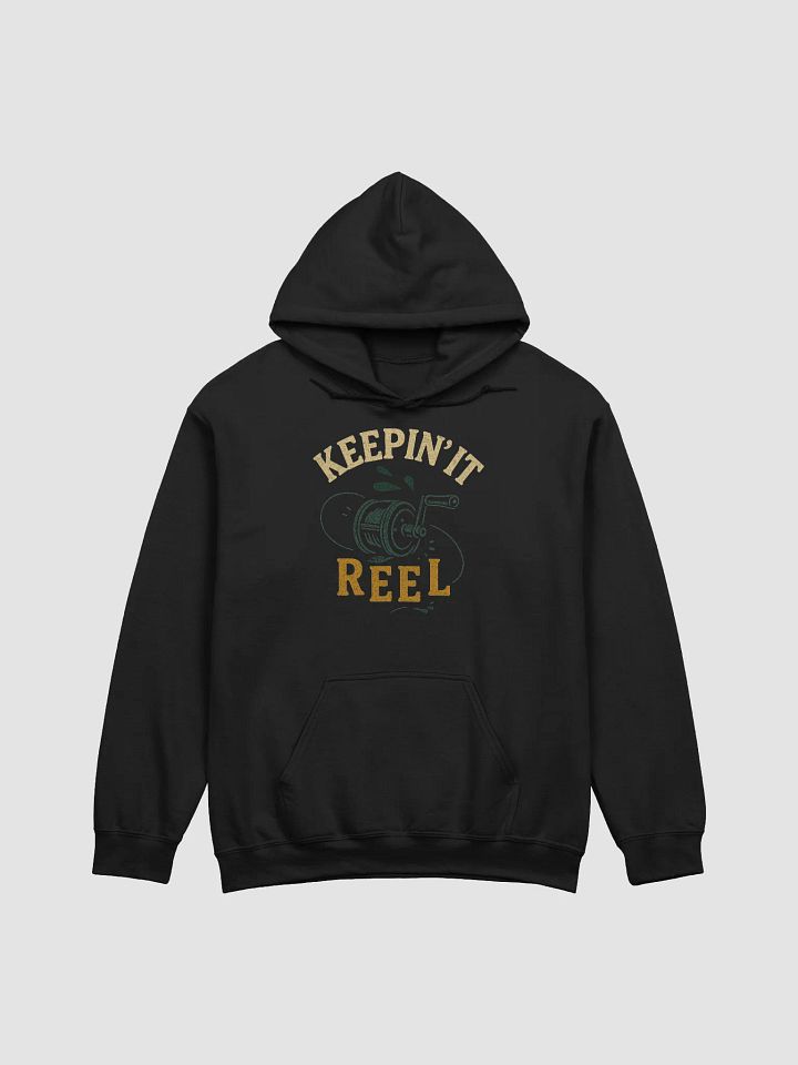 Funny Keepin' It Reel Hoodie – Vintage Fishing Life Humor product image (2)
