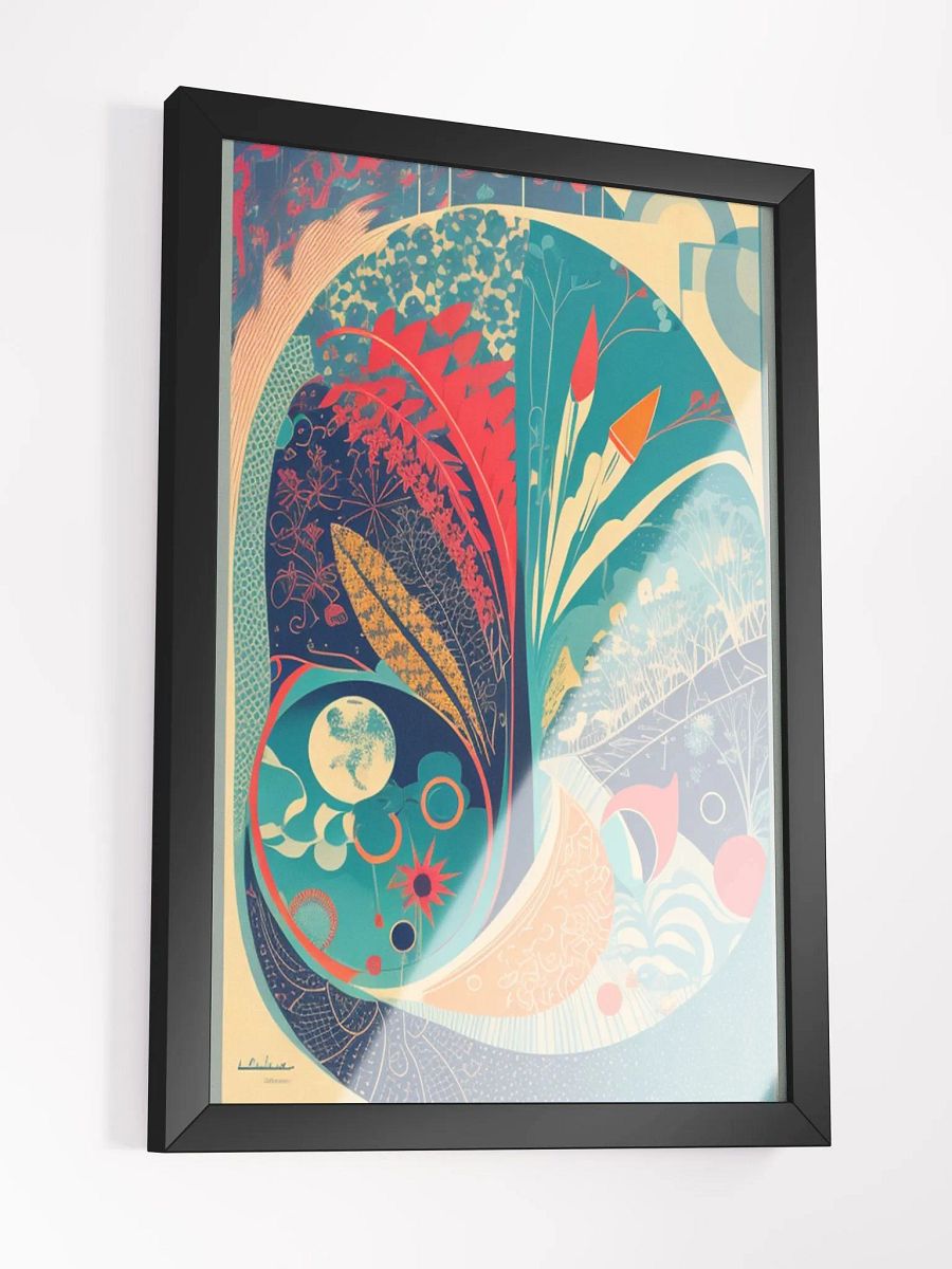 Modern Floral-Paisley-Like Art Print product image (5)