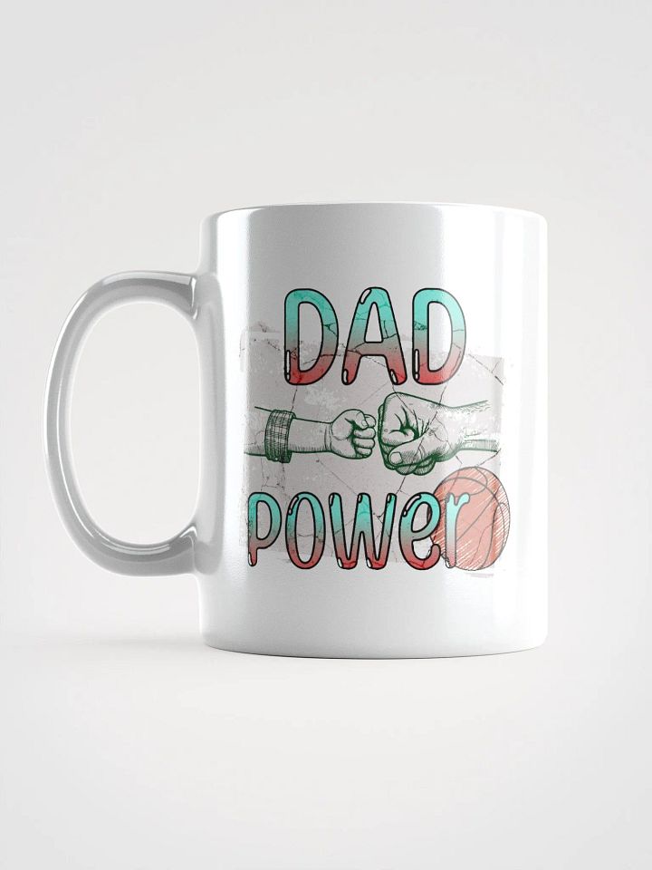 Dad Power Basketball Fist Bump Mug product image (1)