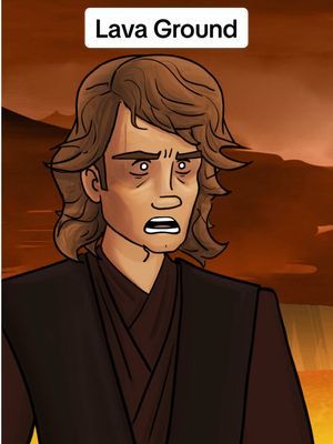 Lava Ground! #animation #starwars #anakinskywalker #obiwan #comedyvideo 