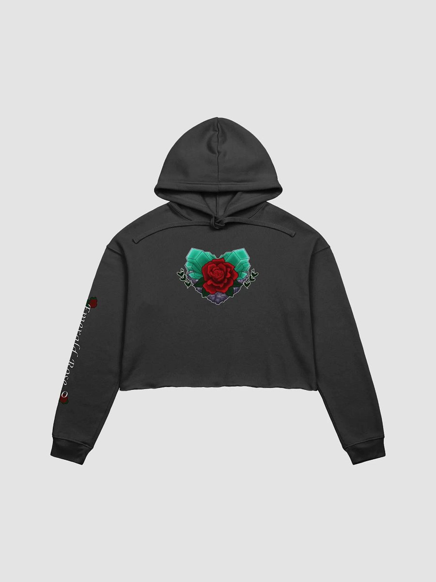 Emerald Heart Croptop Hoodie product image (1)