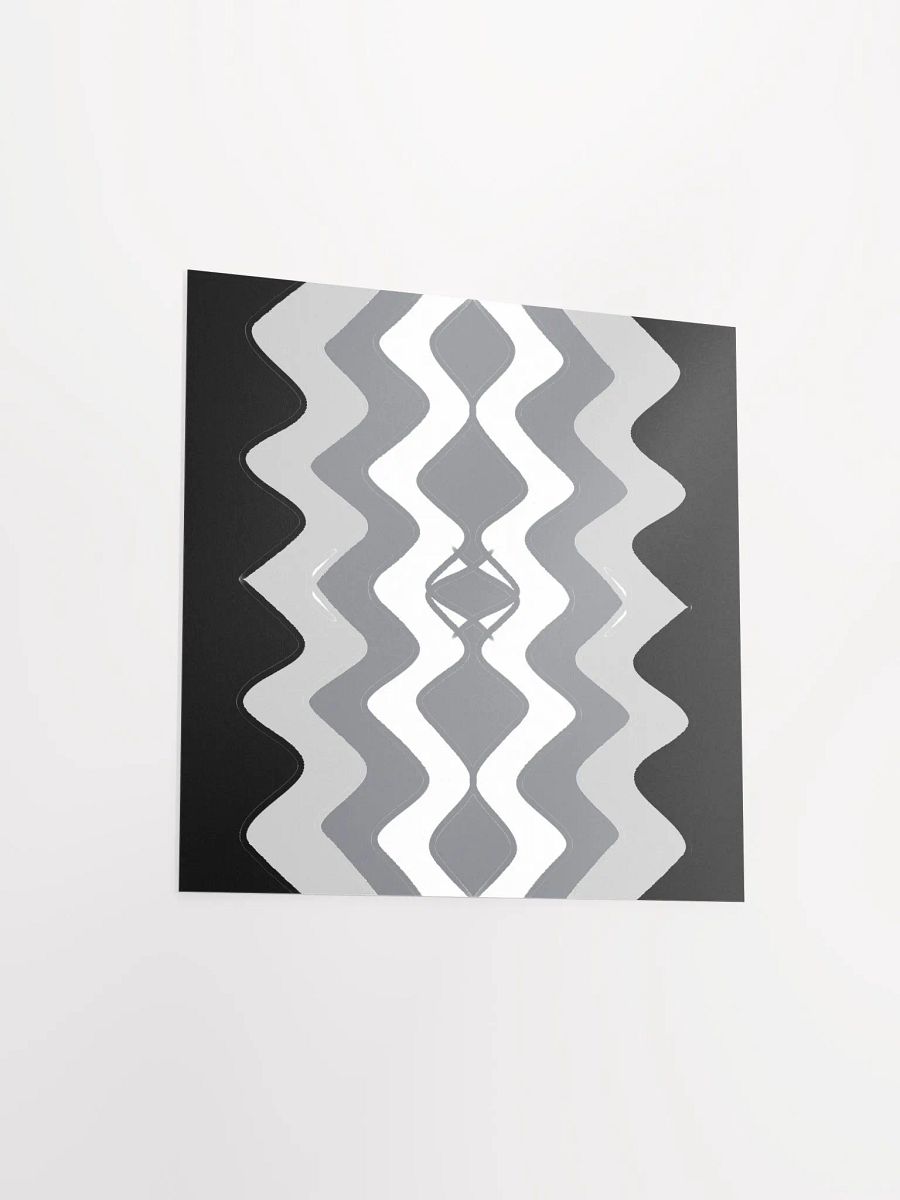 Symmetric Waves Matte Poster product image (14)