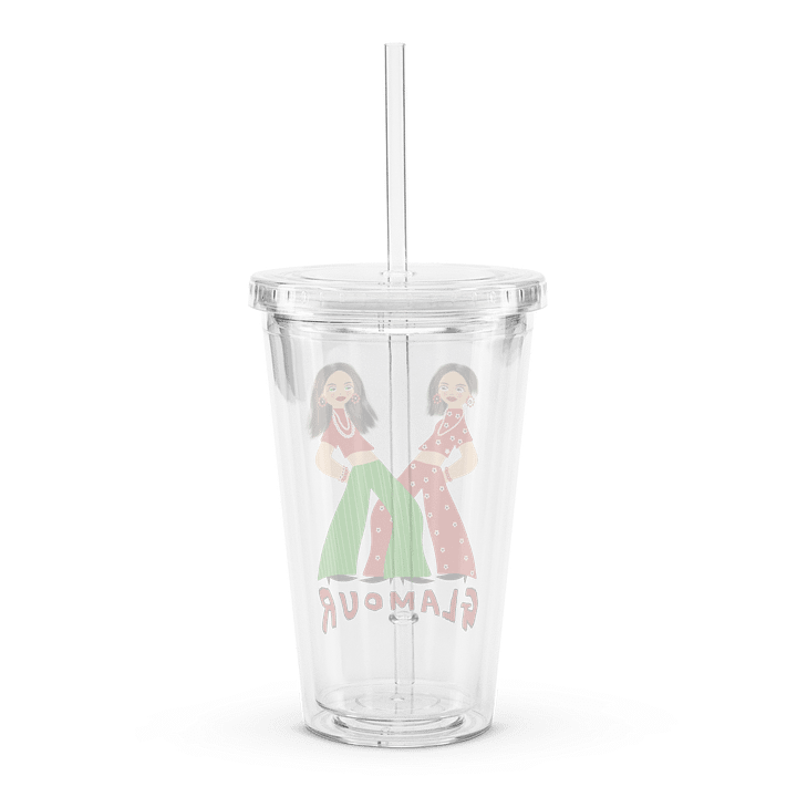 Glamourous Duo Clear Tumbler product image (2)