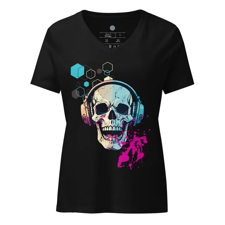 Groove Reaper Fitted V-Neck Tee product image (1)