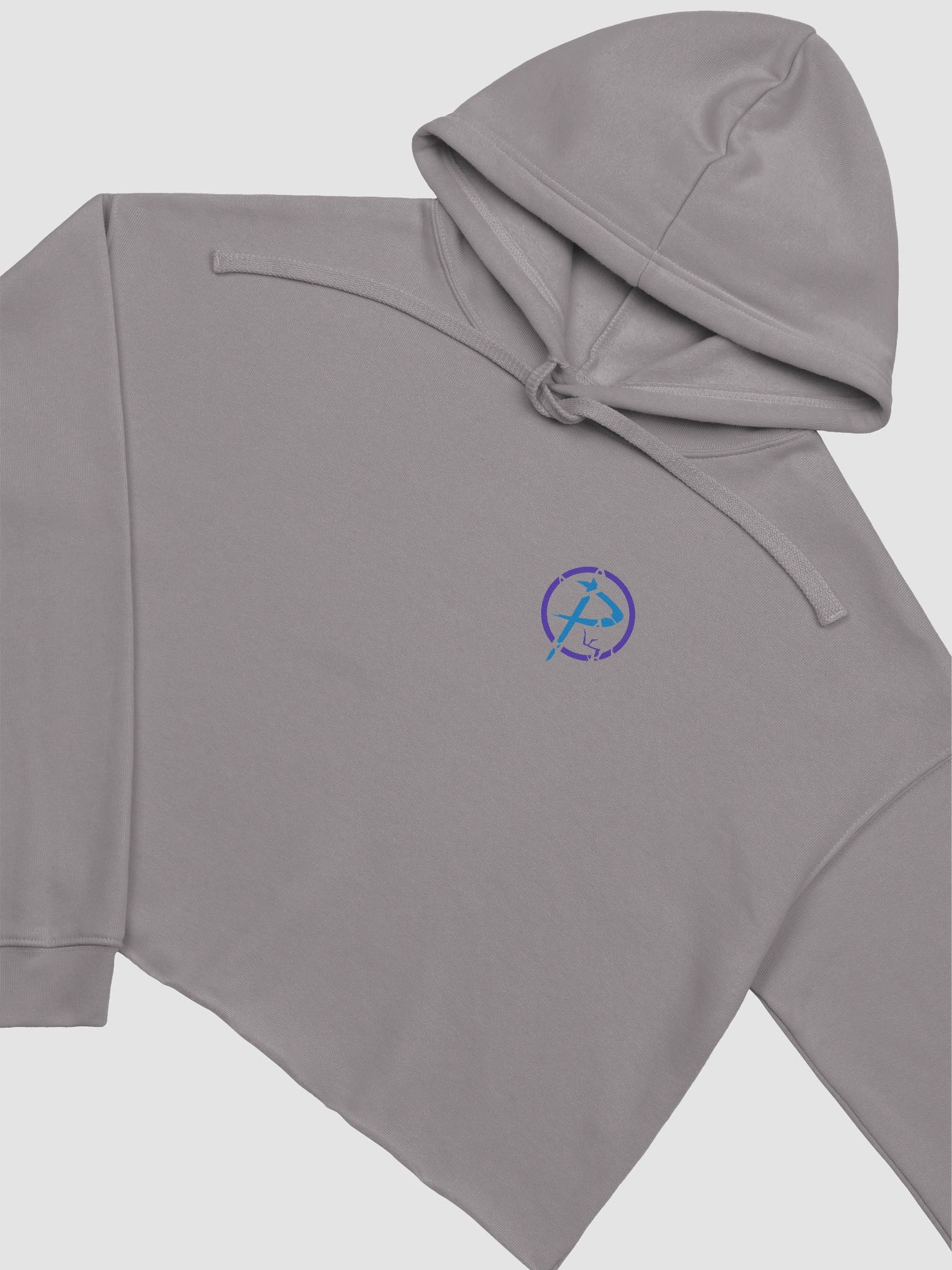 Peeve Orb Badge Fleece Crop Hoodie product image (8)