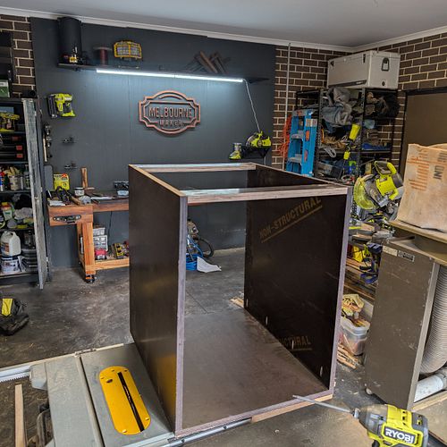 Now this won't be exciting for most of you, but the combination of using purchased ready to use wood and the #kregjig made pu...