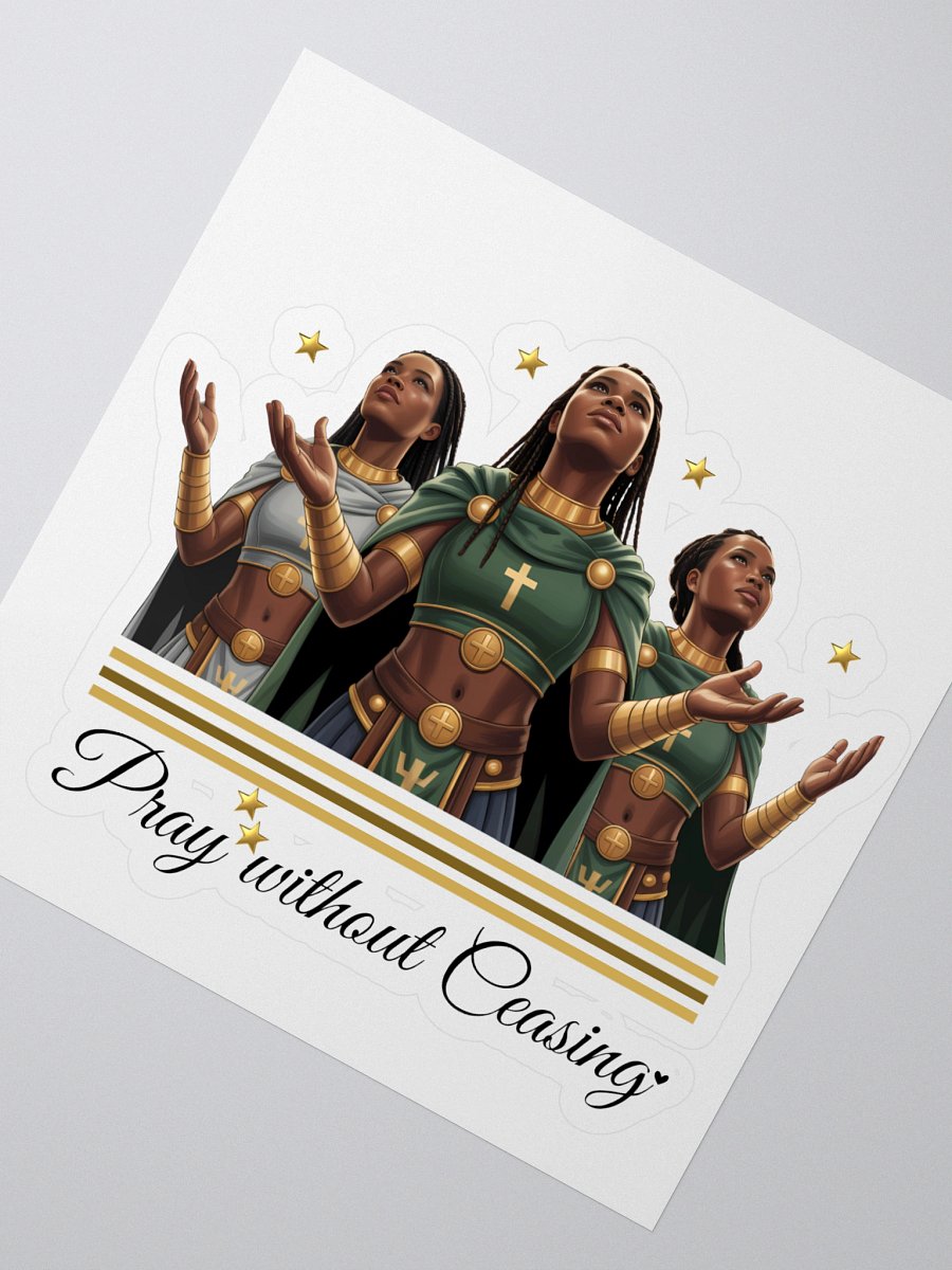 Faithful Warriors Christian Kiss Cut Sticker product image (2)