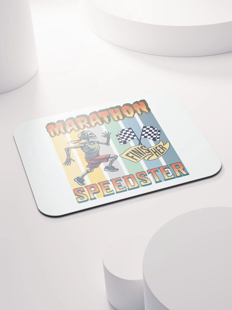 Marathon Speedster Skeleton Running Mouse Pad product image (4)