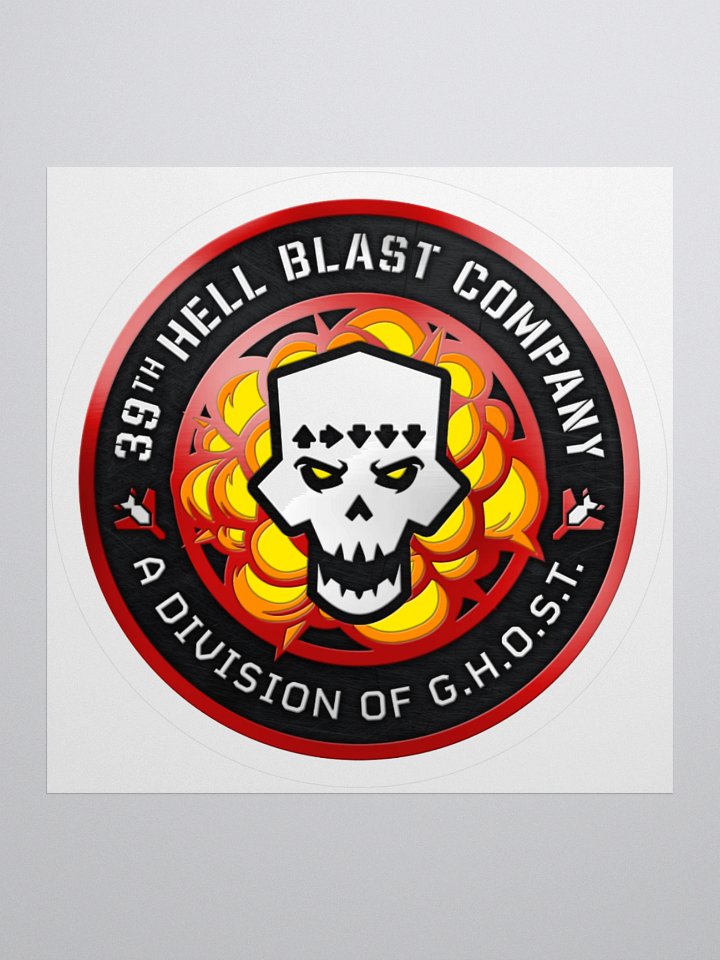 Hell Blast Metallic Sticker product image (2)