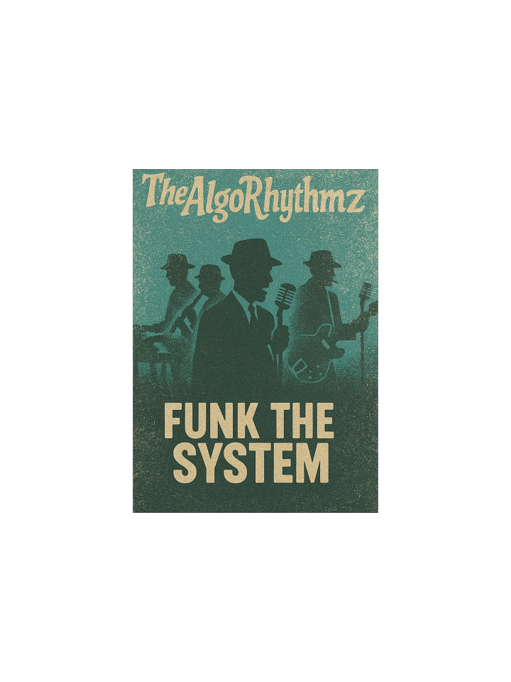 The AlgoRhythmz - "Funk the System" (Official Poster) product image (1)