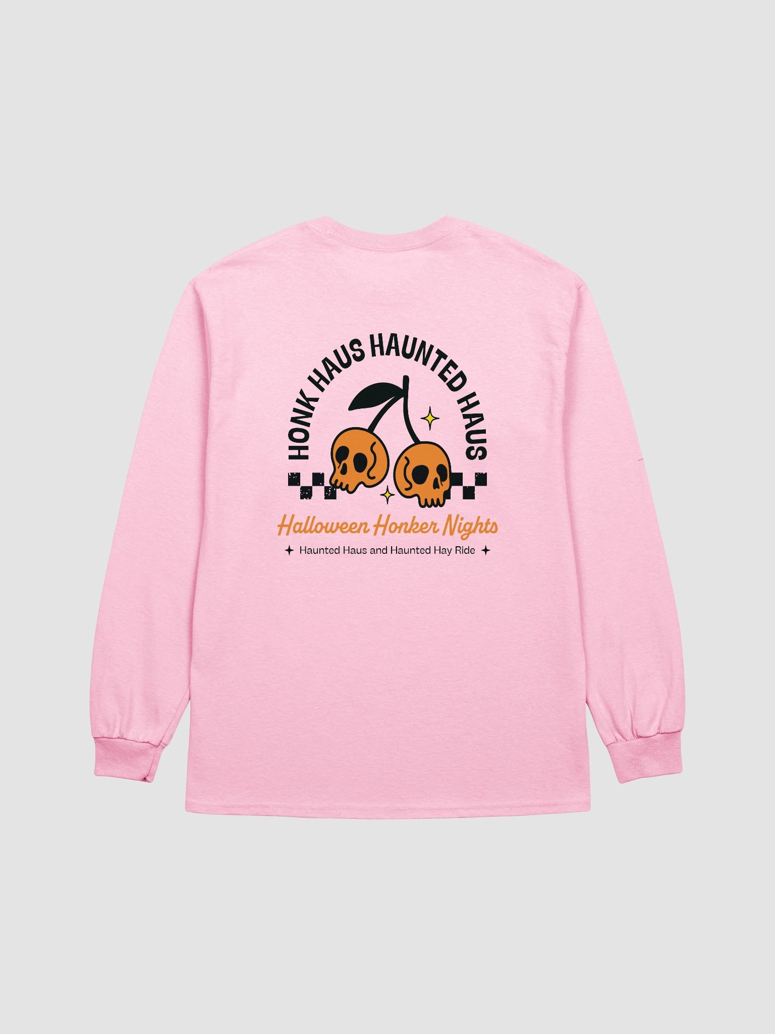 honk haus haunted haus printed long sleeve shirt product image (3)