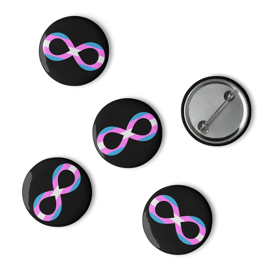 Trans Autistic Infinity Pin Set product image (6)